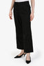 Comme des Garcons Black Wool Pleated Panelled Pants Size S