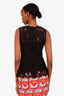 Dolce & Gabbana Black Lace Sleeveless Top Size 38