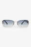 Pre-loved Chanel™ Vintage Black Crystal CC Logo Sunglasses