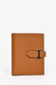 Portefeuille compact à deux volets Hermès Gold Bearn
