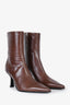 Our Legacy Brown Castagno Leather Pointed Toe Slim Boot Size 36