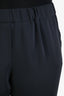 Parosh Black Elastic Waist Trousers Size L