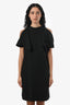 Victoria Beckham Black Short Sleeve Knee Length Dress Size 6