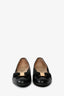 Salvatore Ferragamo Black Leather Vera Kitten Heels Size 6.5