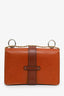 Chloe Multicolour Embossed Croc Lizard Aby Chain Shoulder Bag