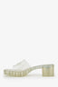 Gucci Clear Transparent PVC Slide Sandals Size 39