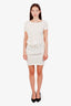 Moschino Cheap & Chic White Drop-Waist Dress Size 4