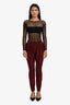 Stella McCartney Silk 'Love Is Love' Pants Size 38