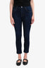 Gucci Dark Blue Web Lined Jeans Size 30