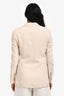 Gucci Beige Double Breasted Blazer Size 40