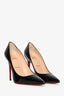 Christian Louboutin Black Patent Leather Kate 100 Heels Size 36.5
