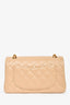 Pre-loved Chanel™ 2025 Beige Caviar Small Double Flap Shoulder Bag