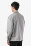 Prada 2023 Grey Cotton Buttoned Long Sleeve Shirt Size M Mens