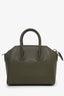 Givenchy Green Leather Small Antigona Bag with Strap