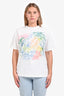 Louis Vuitton 2021 White/Multicolour Watercolour Monogram Short Sleeve T-shirt Size L