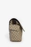 Gucci Brown Coated Canvas GG Logo Messenger Bag