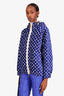 Louis Vuitton SS22 Blue/White Monogram Zip-up Jacket Size 36