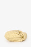 Bottega Veneta Yellow Leather Intrecciato Mini Jodie Top Handle Bag