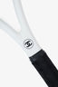 Pre-loved Chanel™ 23C Black/White 2-Piece Tennis Racket & Back Holster Set