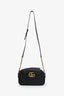 Gucci Black Leather GG Marmont Small Camera Bag