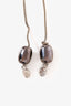 Christian Dior Vintage Ceramic Bead Lariat Necklace