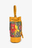 Gucci GG Supreme Canvas Leather Flora Small Ophidia Bucket Bag