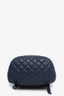 Pre-loved Chanel™ 2018-2019 Navy Quilted Leather Small 'Urban Spirit' CC Backpack GHW