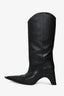Coperni Black Leather 'Cowboy Bridge' Boots Size 41 Men's