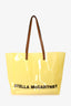 Stella McCartney Yellow Clear Logo Tote Bag