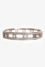Tiffany & Co. 18K White Gold Diamond-Set Atlas Bangle