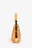 Dolce & Gabbana Amber Acrylic Glass 'Sicily' Box Bag with Faux Pearl Chain