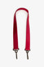 Burberry Fuchsia Embossed Patent Leather Top Handle with Strap