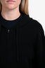 The Row Black Cashmere Zip Hoodie Estimated Size M