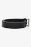 Balenciaga Black Leather B Buckle Belt Size 80