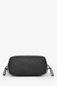 Louis Vuitton 2025 Black Monogram Empreinte Leather Neverfull MM with Pouch