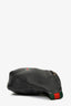 Gucci Black Leather Web Strap Belt Bag