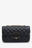 Pre-loved Chanel™ 2019 Black Lambskin Leather CC Flap Bag