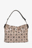 Bao Bao Issey Miyake Taupe Geometrical 'Musette' Shoulder Bag
