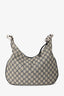 Gucci Grey/Navy GG Supreme Coated Canvas Medium Attache Hobo Bag with Two Straps