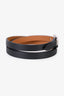 Hermès 2018 Black Swift Leather Triple Tour Behapi Bracelet Size T1