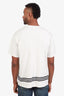 Gucci x Adidas White Graphic Print T-Shirt Size XL Mens