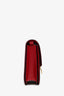 Celine Red Leather Medium Box Bag