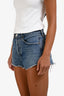 Agolde Blue Denim Distressed Cut-Off Shorts Size 27