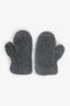 Max Mara Grey Alpaca Teddy Mittens Size S-M
