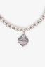 Tiffany & Co. Sterling Silver Beaded Heart Tag Bracelet