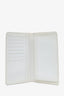 Pre-loved Chanel™ 2006-08 White Perforated Lambskin Quilted CC Bifold Wallet