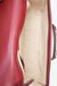 Gucci Burgundy Leather Horsebit 1955 Mini Arabella Bag
