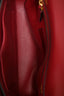 Valentino Red Leather Shoulder Bag with Convertible Strap