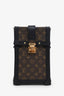 Louis Vuitton Brown Monogram Pochette Vertical Trunk
