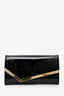 Jimmy Choo Black Patent Leather Emmie Crossbody Clutch